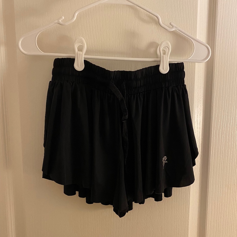 Keiki Kona Black Flowy Shorts